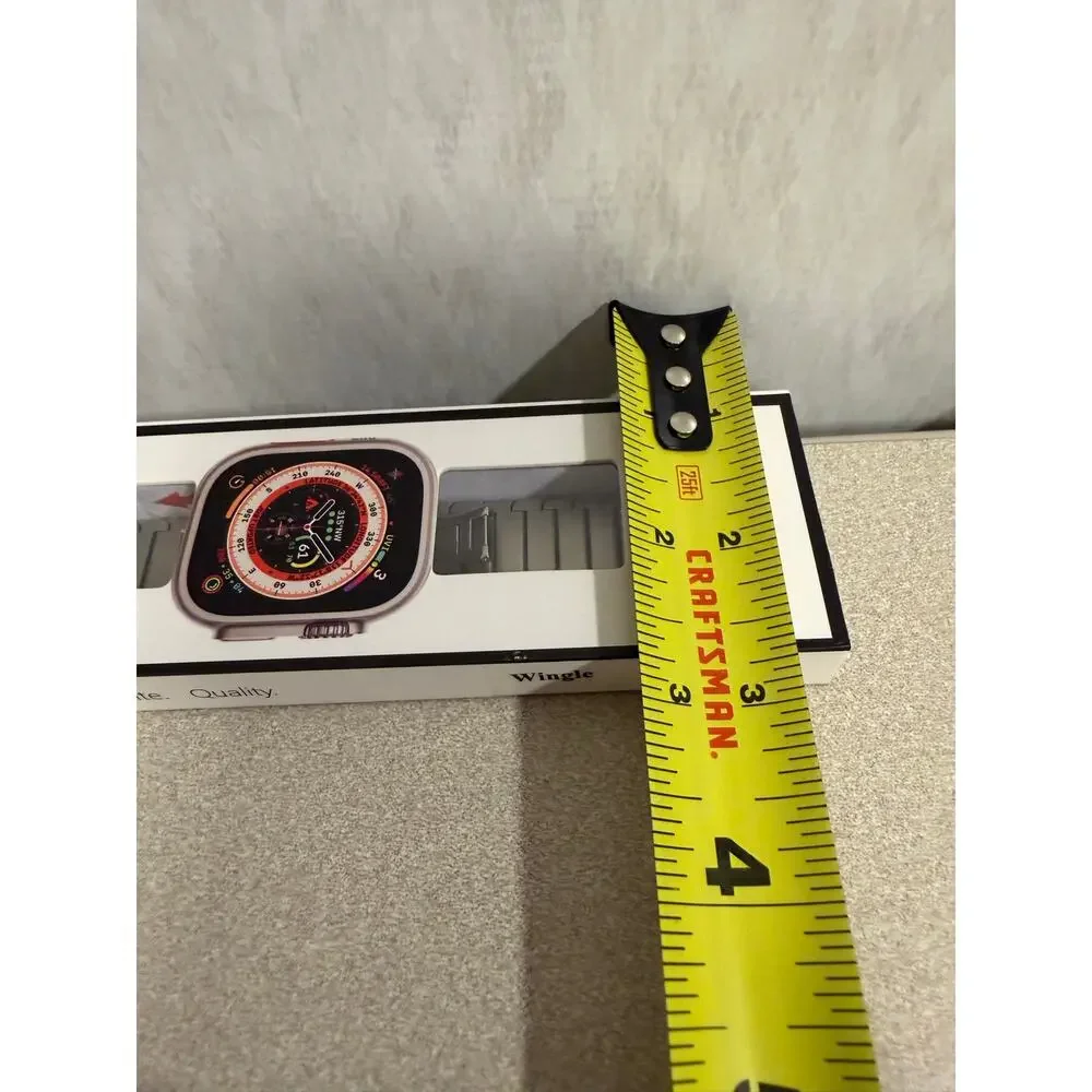 WINGLE Titanium Color Link Band for Apple Watch Stainless Steel Strap Tool New